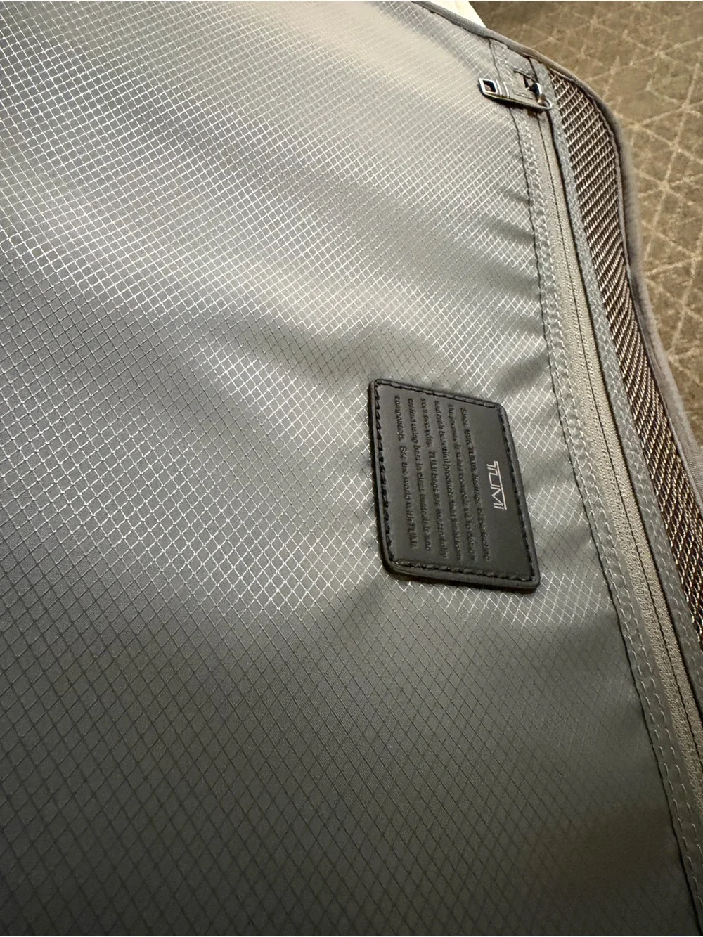 Tumi Merge Continental Front Lid 4 Wheeled Carry on Grey/Black